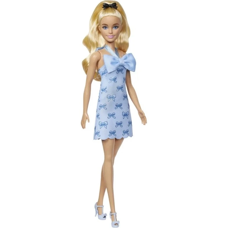 Barbie Fashionista Dukke - Blå Sløjfer (HYT93)