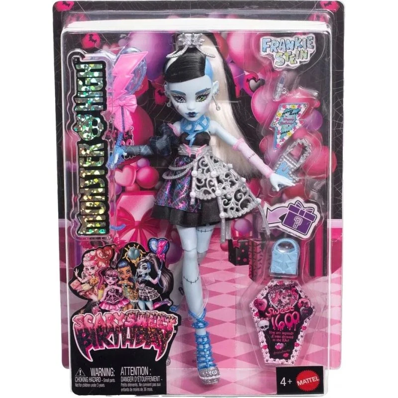 Monster High Scary Sweet Birthday Frankie Stein, 27 cm