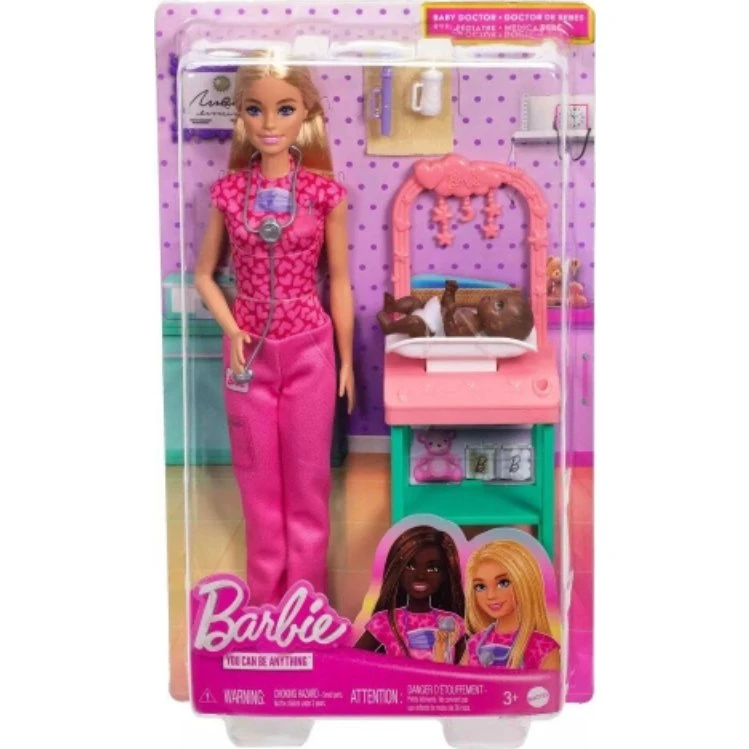 Barbie Baby Læge Set – Børnelæge Legesæt for 3+ år