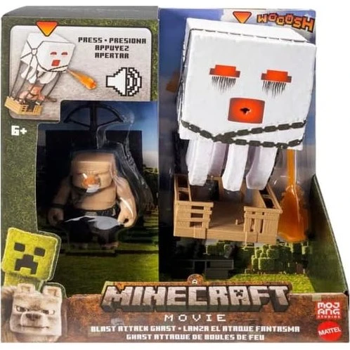 Mattel Minecraft Movie Blast Attack Ghast med lyd