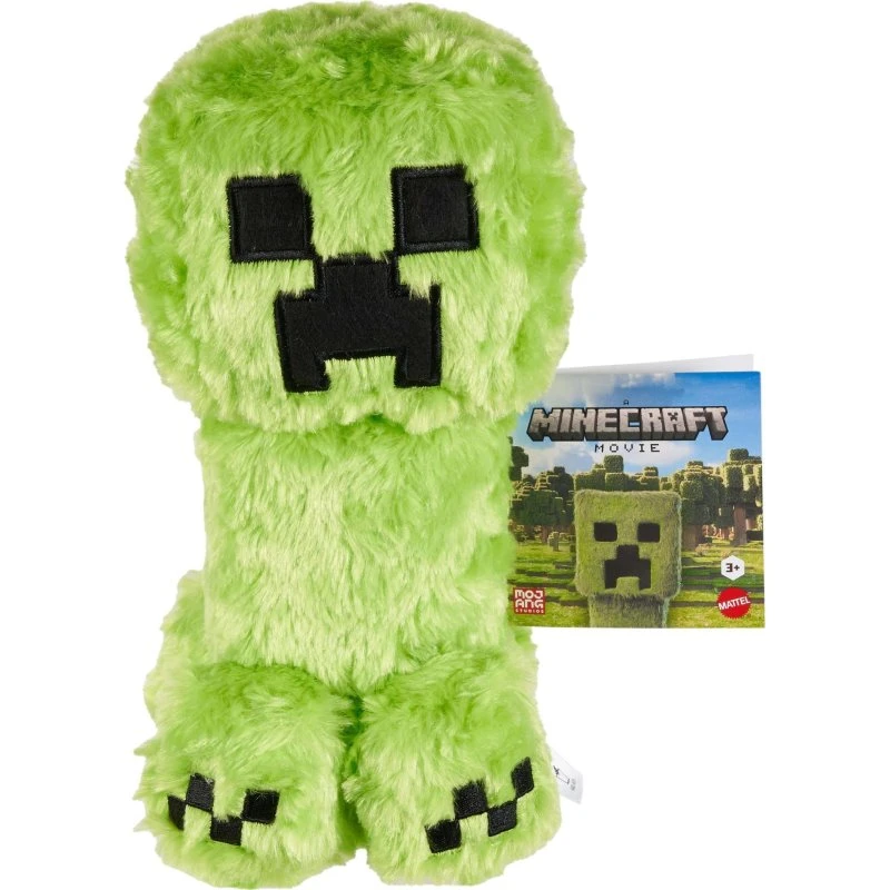 Mattel Minecraft Movie Creeper Plush 20 cm