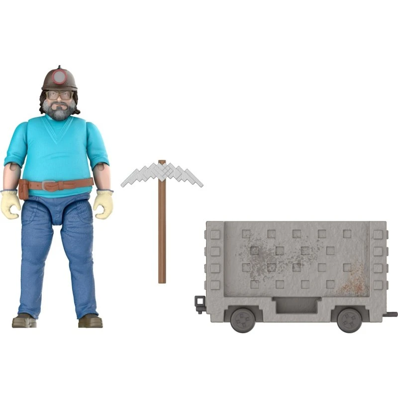 Mattel Minecraft Steve & Minecart Filmfigur