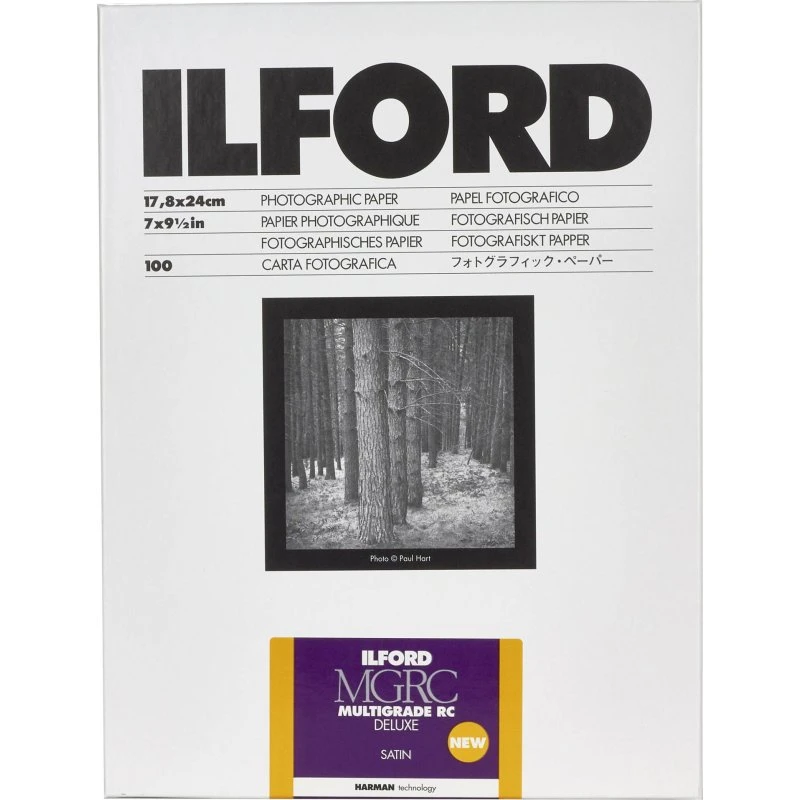 Ilford Multigrade RC Deluxe Satin 25M 18x24cm 100pk