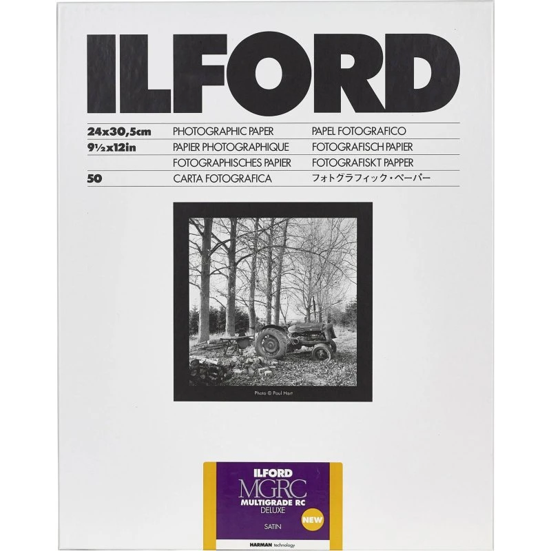 Ilford Multigrade RC Deluxe Satin 25M 24x30cm 50 pk