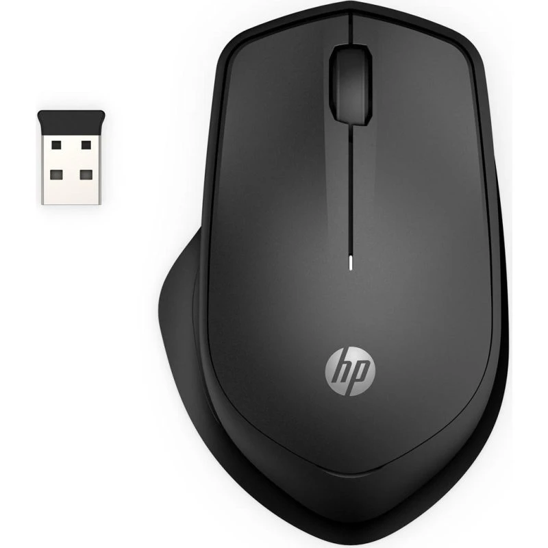 HP 280 Trådløs Mus Silent, Sort, 1200 dpi