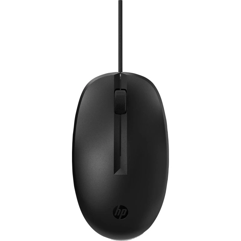HP 125 Mus, USB-A, 1200 DPI, Sort