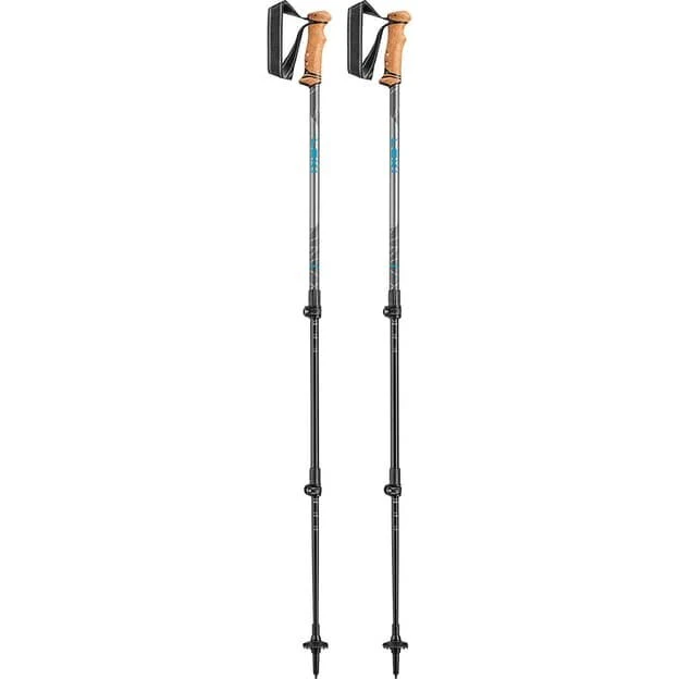 LEKI Legacy teleskopstav – gunmetal/petrol/anthracite
