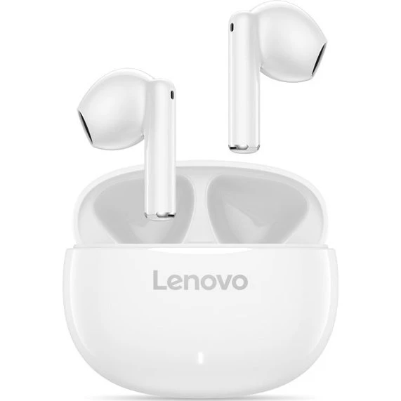 Lenovo E310 Earbuds, ENC, 5 timer, USB-C, Hvid