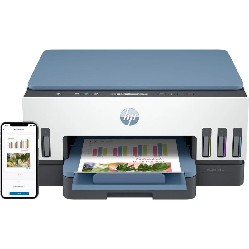 HP Smart Tank 725 A4 Farve Blækprinter WiFi