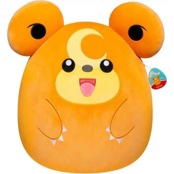 Squishmallows 35 cm Pokémon Teddiursa - Officielt licenseret
