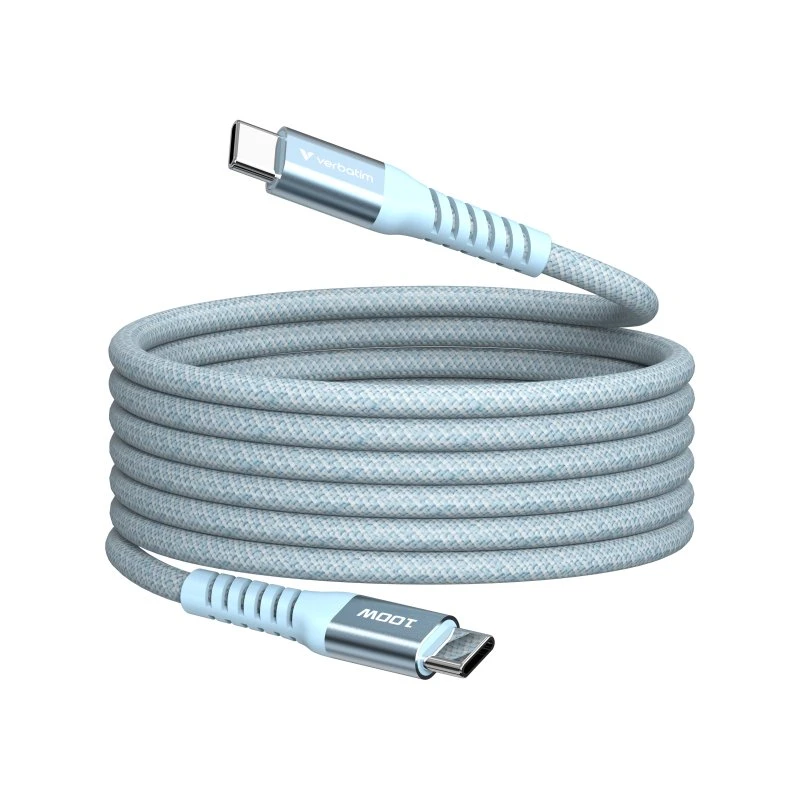 Verbatim USB-C Magnetkabel 1,2m Blå 100W