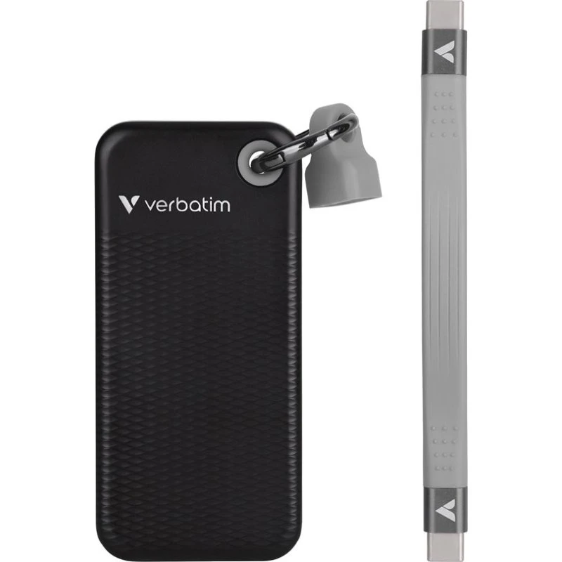 Verbatim Pocket SSD 1TB USB 3.2 Gen 2 Black/Grey