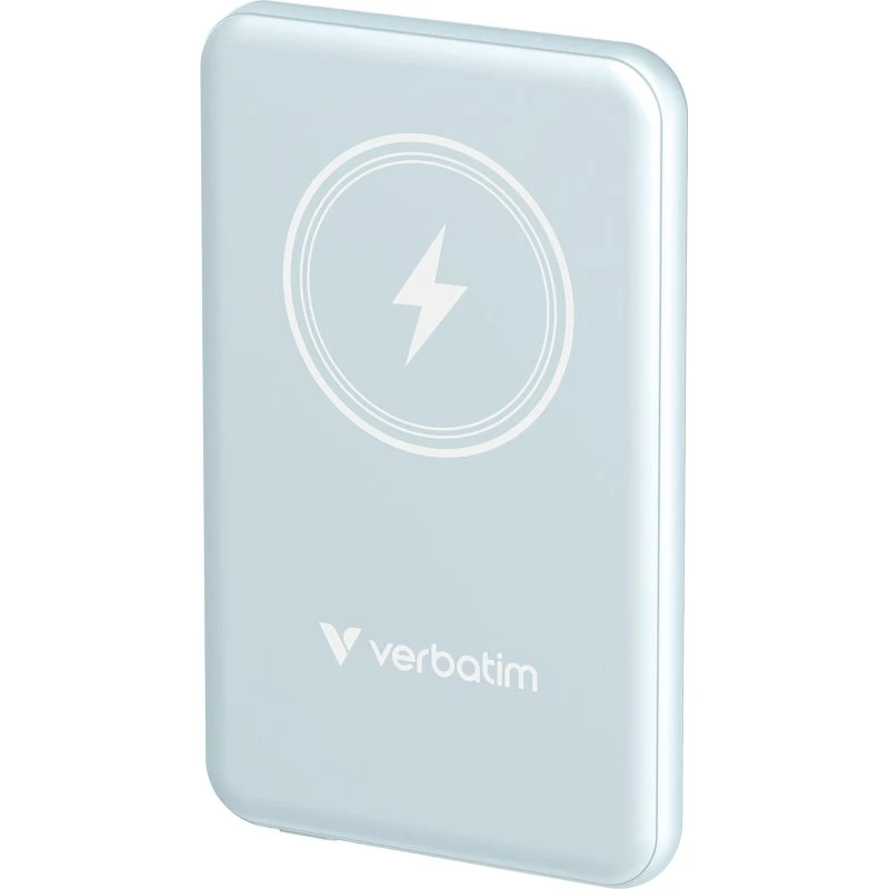 Verbatim Charge 'n' Go 5000mAh Trådløs Powerbank med Magnetisk Mount, 20W USB-C