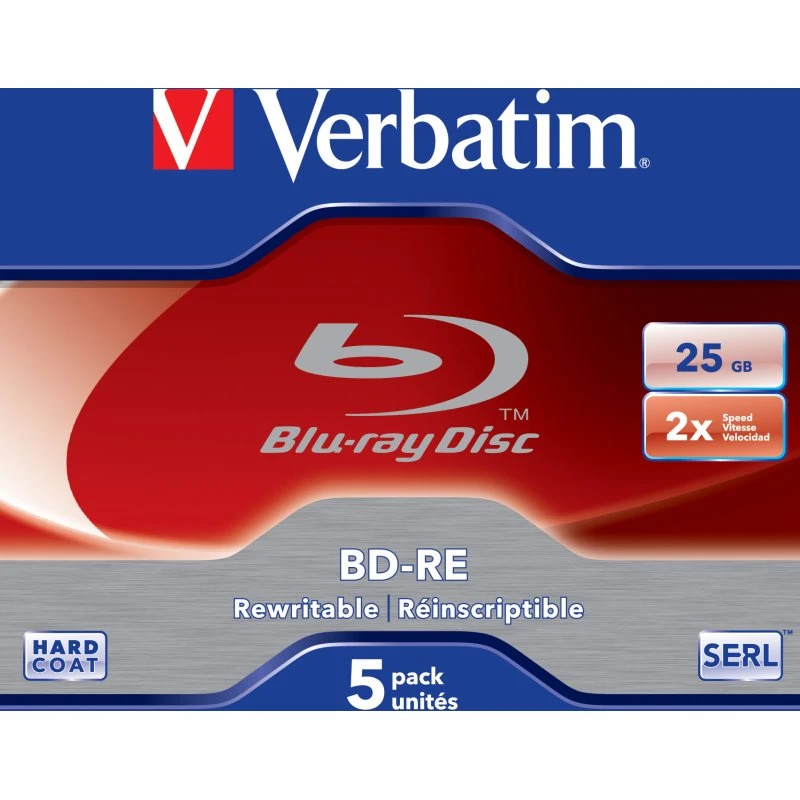 Verbatim 5x BD-RE 25GB, 2x