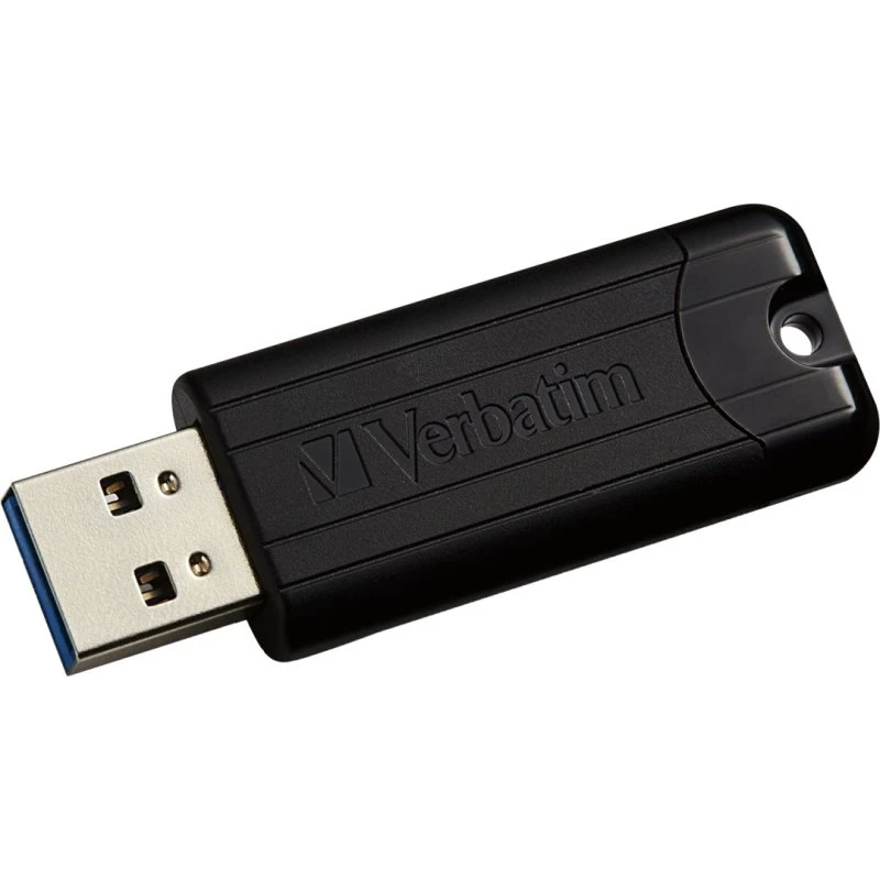 Verbatim PinStripe USB 128GB USB 3.2 Gen 1 Sort