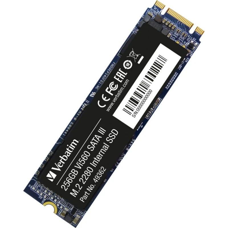 Verbatim Vi560 S3 SSD 256GB M.2 2280 Sort