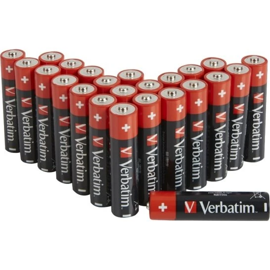 Verbatim AAA Alkaliske Batterier 24-pack 1,5V