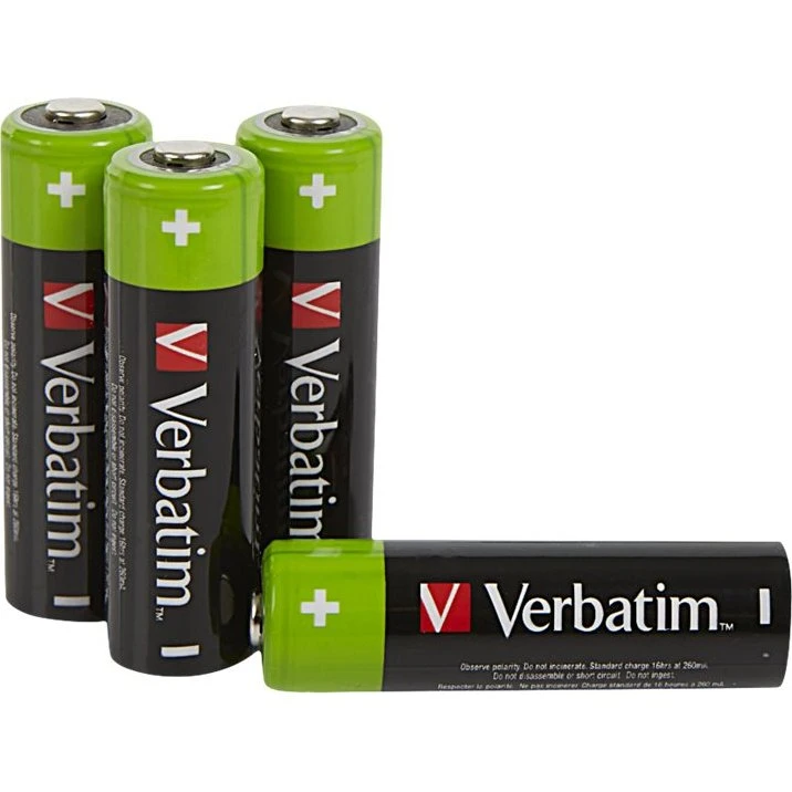 Verbatim AA 2500mAh Rechargeable Batterier 4-pack