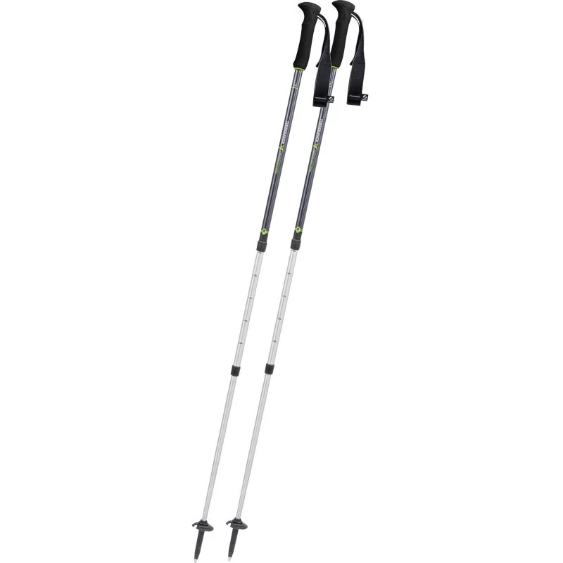 Komperdell Trailhunter Zero Teleskopvandrestav, sort