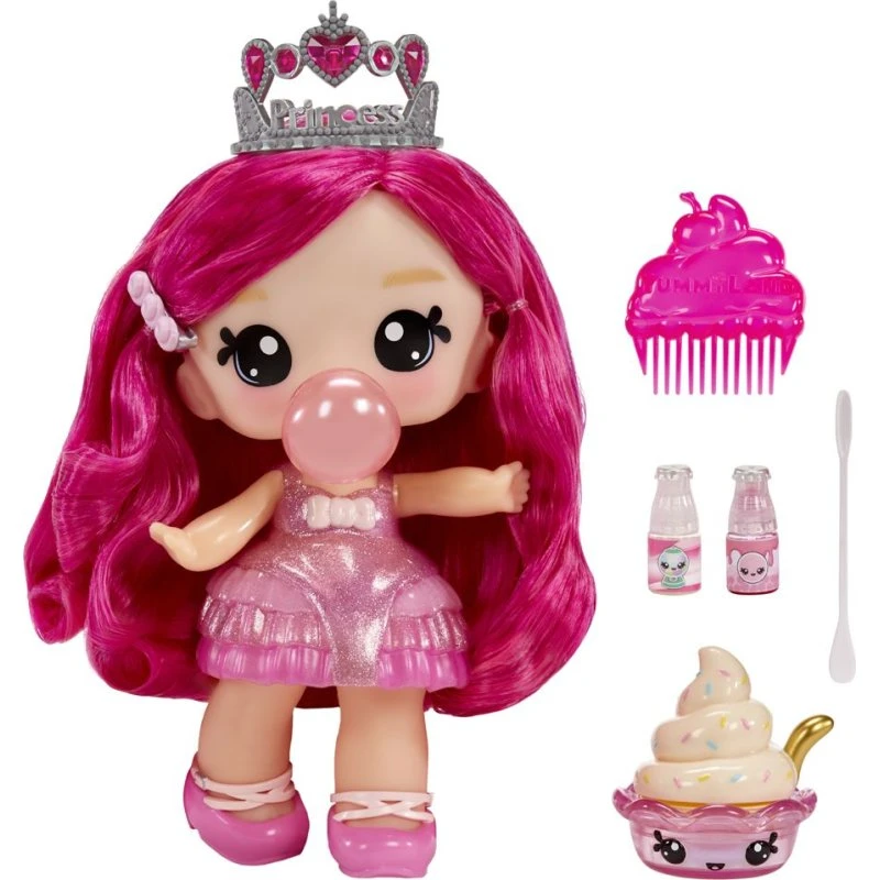 Yummiland Dukke Bianca Bubblegum med lipgloss