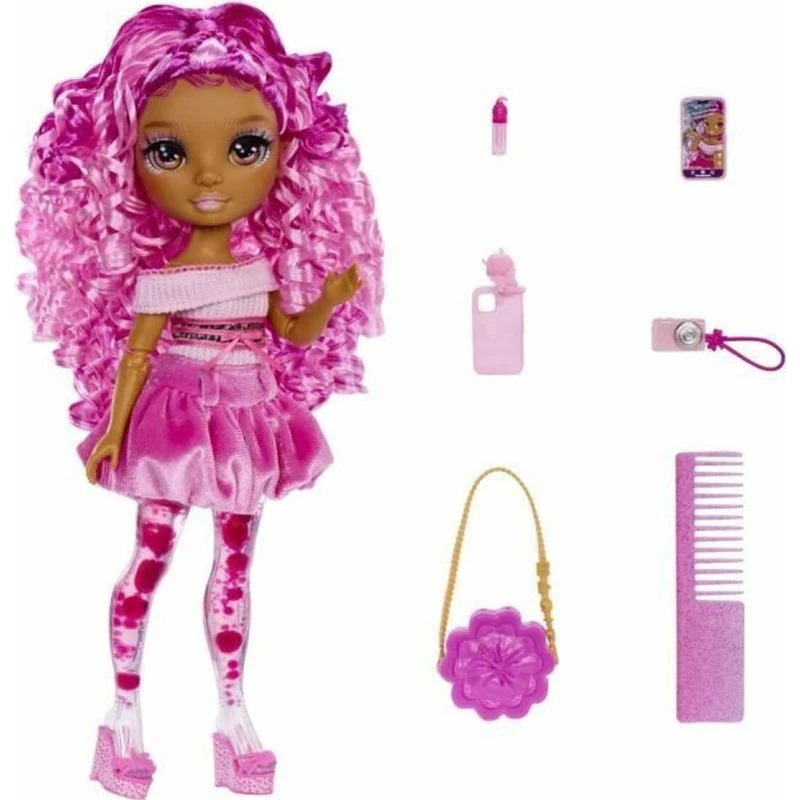 Little Tikes Rainbow High Sparkle & Shine Dukke, Pink, 23 cm