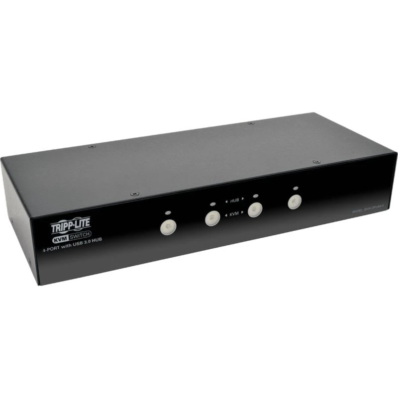Tripp Lite U322-015 4-Port DisplayPort KVM Switch med Audio og USB 3.0