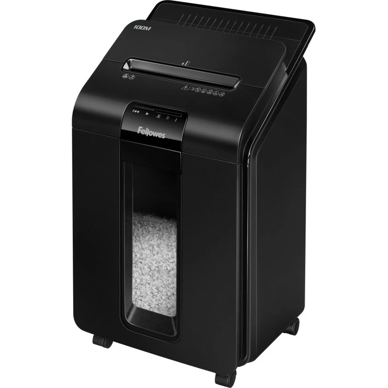 Fellowes AutoMax 100M P4 Hybrid Makulator, 4 x 10 mm