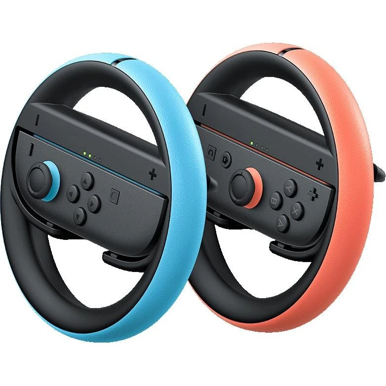 Nintendo Joy-Con 2 Hjulpar (2 stk.) – Sort, Blå, Rød