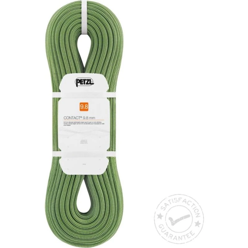 PETZL Contact 9,8 mm dynamisk reb 60 m – grøn