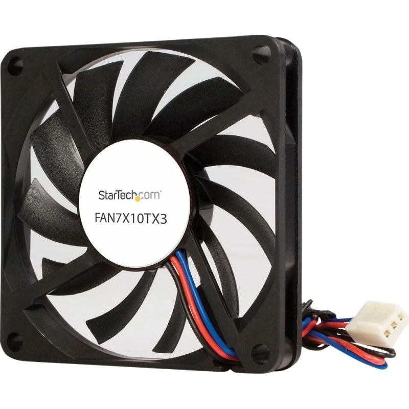 StarTech.com 70mm TX3 Dual Ball Bearing Case Fan, Sort