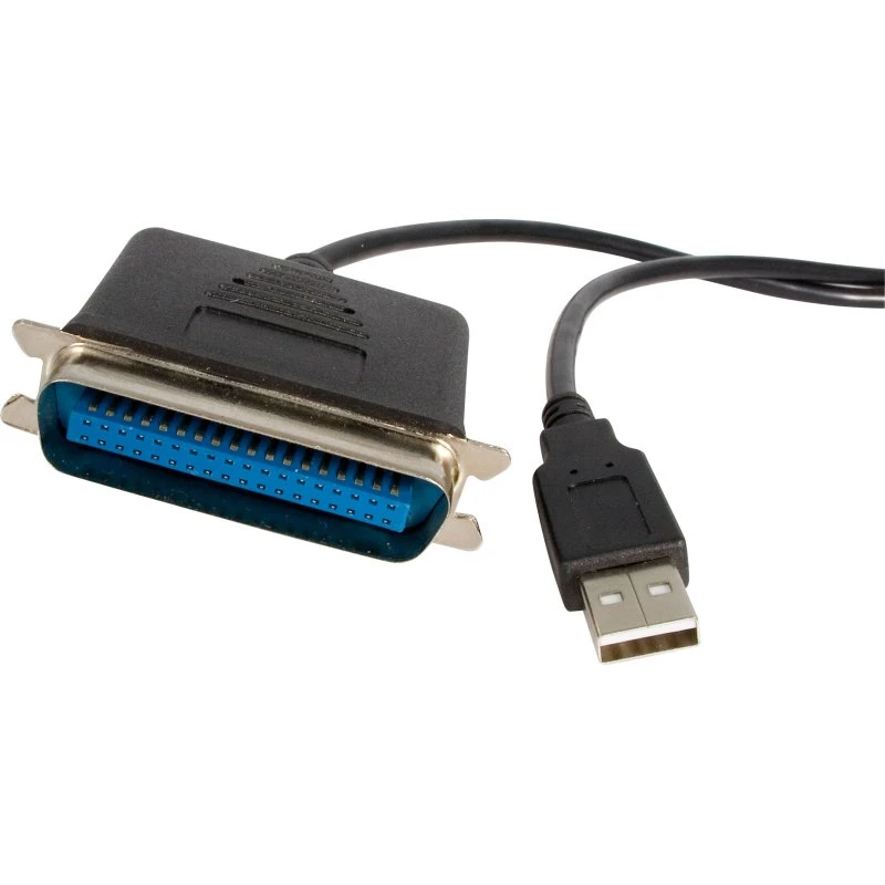 StarTech ICUSB128410 USB til Parallel Adapter, 10 ft, Sort