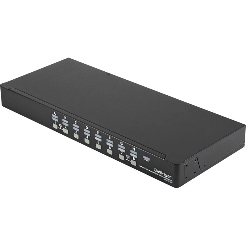 StarTech SV1631DUSBUK 16-Port USB KVM Switch, 1U Rackmount