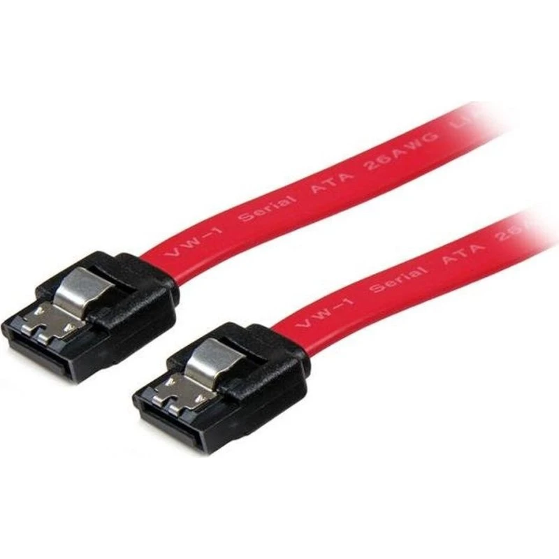 Startech LSATA8 SATA-kabel 20 cm rød/sort