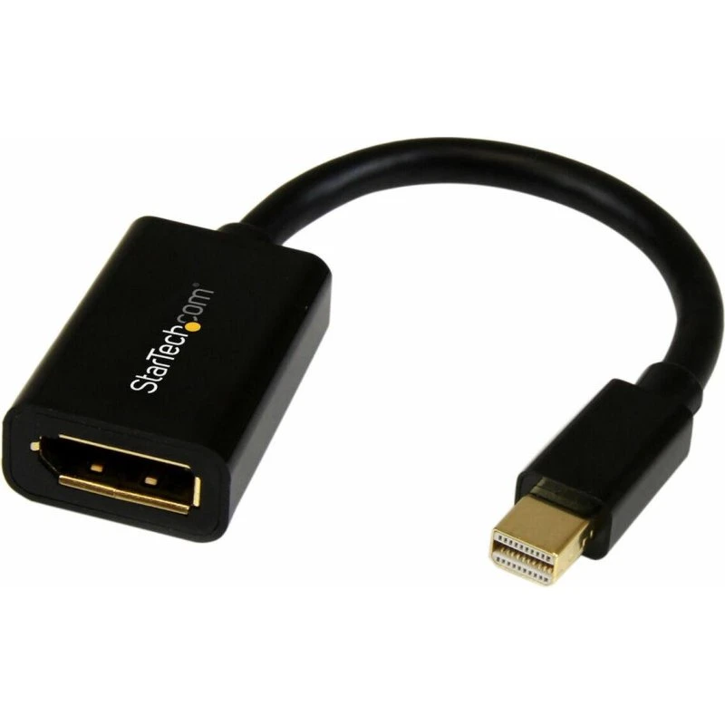 StarTech MDP2DPMF6IN Mini DisplayPort til DisplayPort Adapter, Sort, 15,2 cm