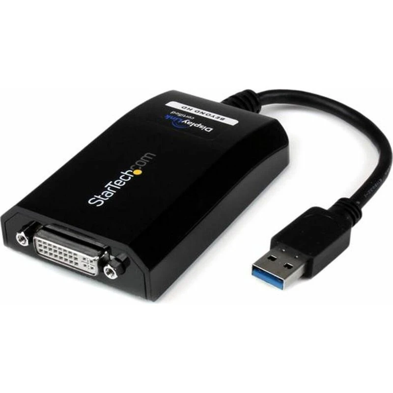 StarTech USB32DVIPRO USB-A til DVI/VGA, sort