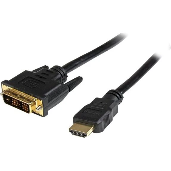 StarTech.com HDMI til DVI-D Kabel 1m Sort