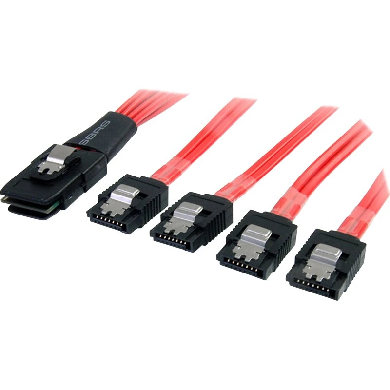 StarTech.com SAS-kabel Rød 1m SFF-8087 til 4x SATA