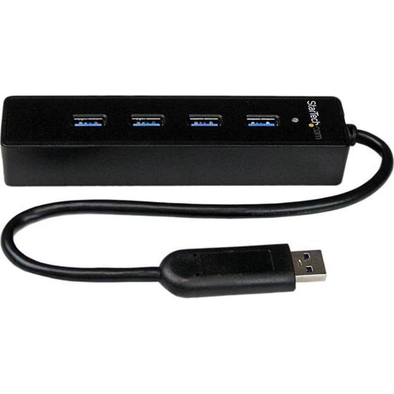 StarTech ST4300PBU3 4-port USB 3.0 Hub med indbygget kabel