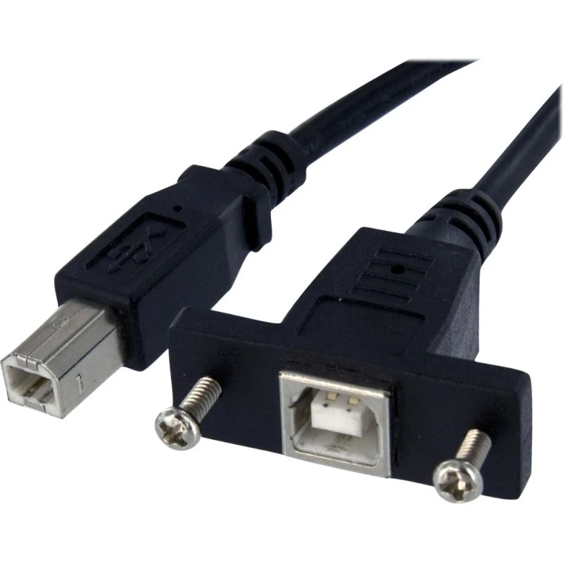 StarTech USBPNLBFBM3 3 ft Panel Mount USB B-B Kabel