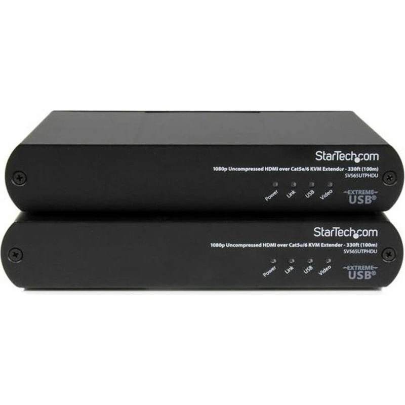StarTech SV565UTPHDU HDMI/USB KVM-Extender, Sort
