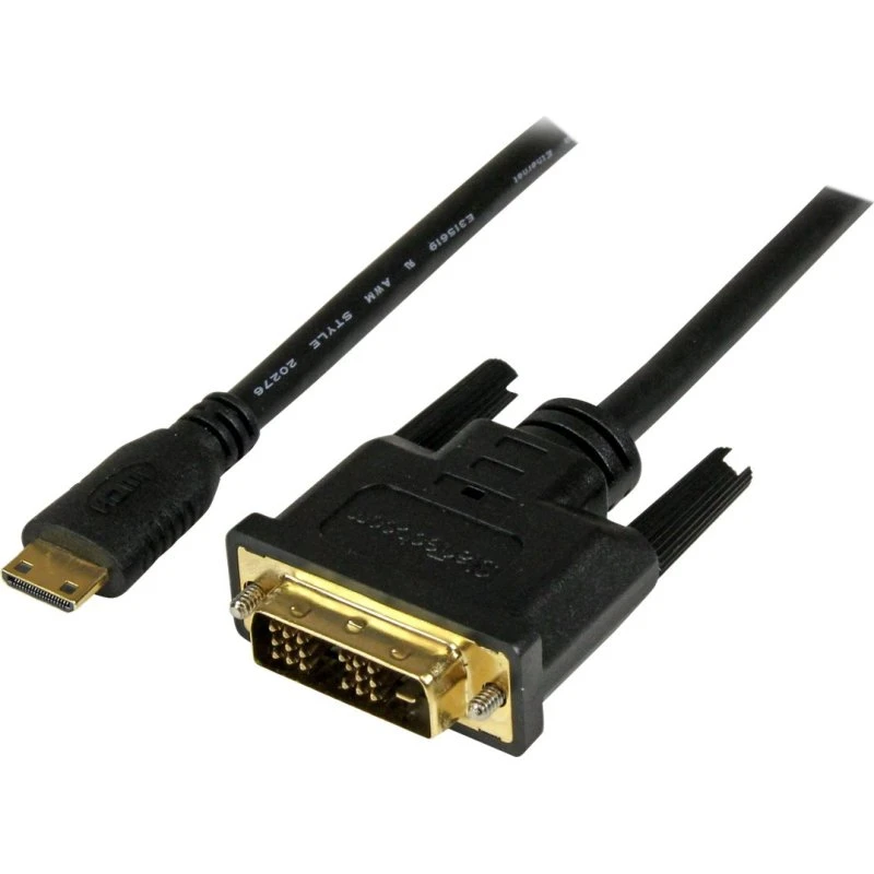 StarTech.com Mini HDMI til DVI-D Kabel 2m, Sort