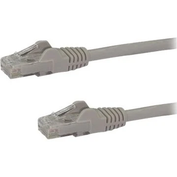 StarTech.com CAT6 Ethernet Kabel 1m, Grå, 10GbE, PoE 100W