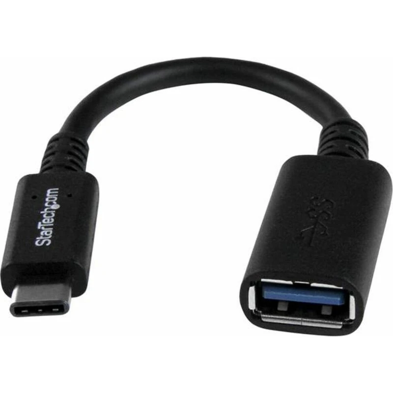 StarTech USB-C til USB-A adapterkabel, 15 cm, sort
