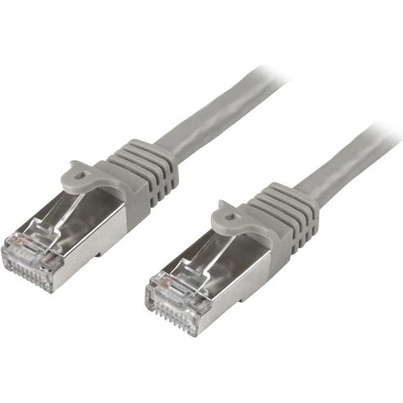StarTech.com CAT6 SFTP 1m Grey PoE Patchkabel, 10GbE, Shielded, Snagless