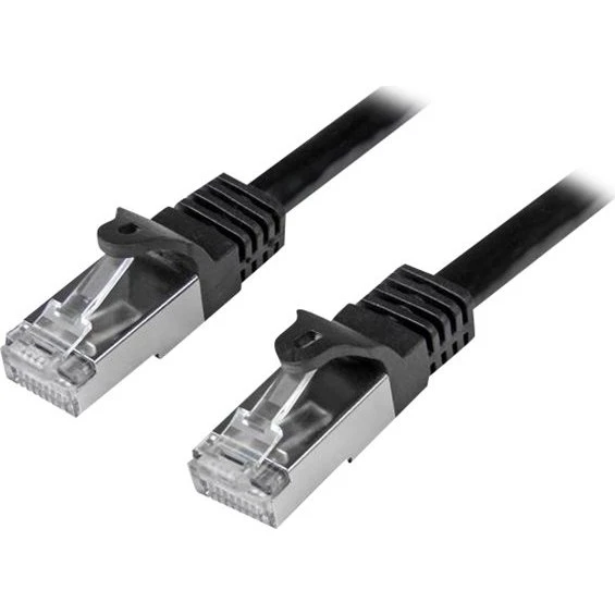 StarTech.com 0.5m SFTP Cat6 Patchkabel, Sort