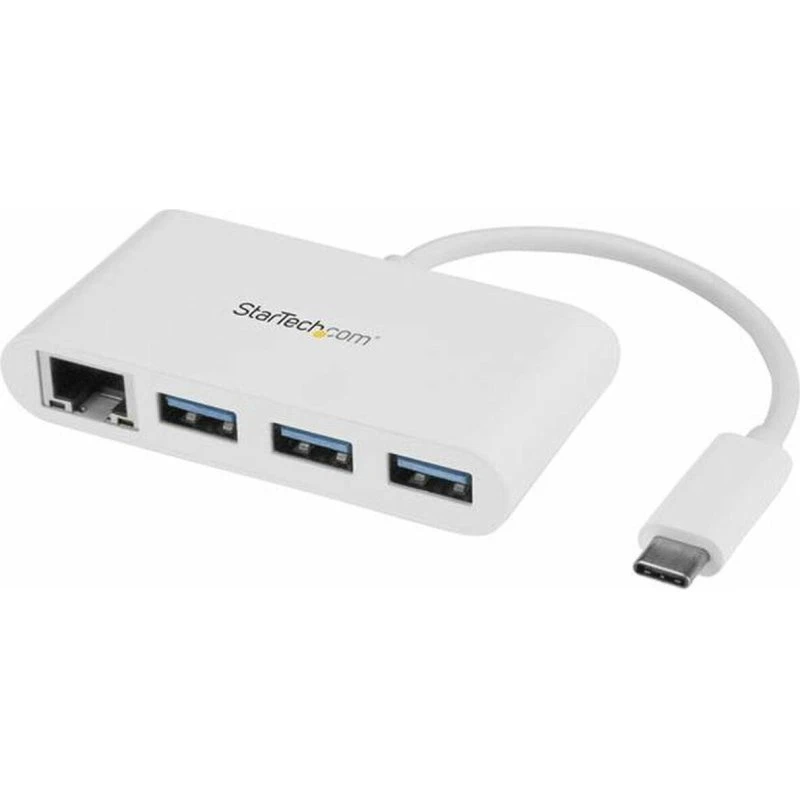 StarTech HB30C3A1GEA USB-C Hub med 3x USB-A og Gigabit Ethernet