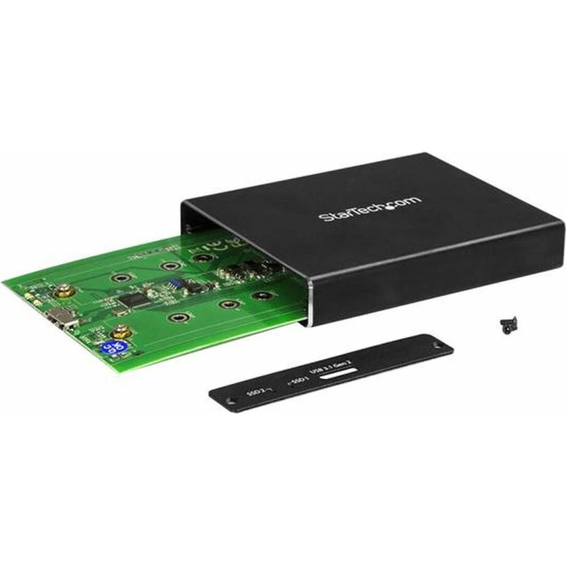 StarTech SM22BU31C3R M.2 SSD-lomme, USB 3.2, 10 Gbit/s, sort