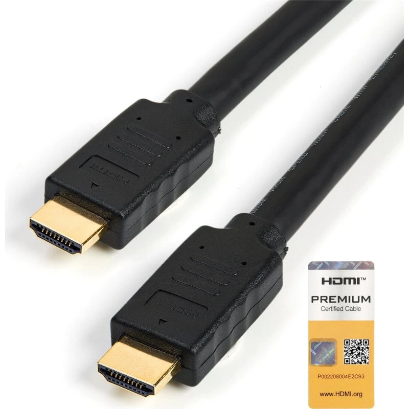 StarTech.com HDMI 2.0 4K 60Hz 5m med Ethernet - Sort