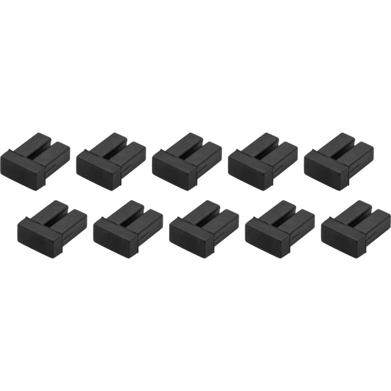 StarTech.com LC SFP Støvdække 10 pk - Sort