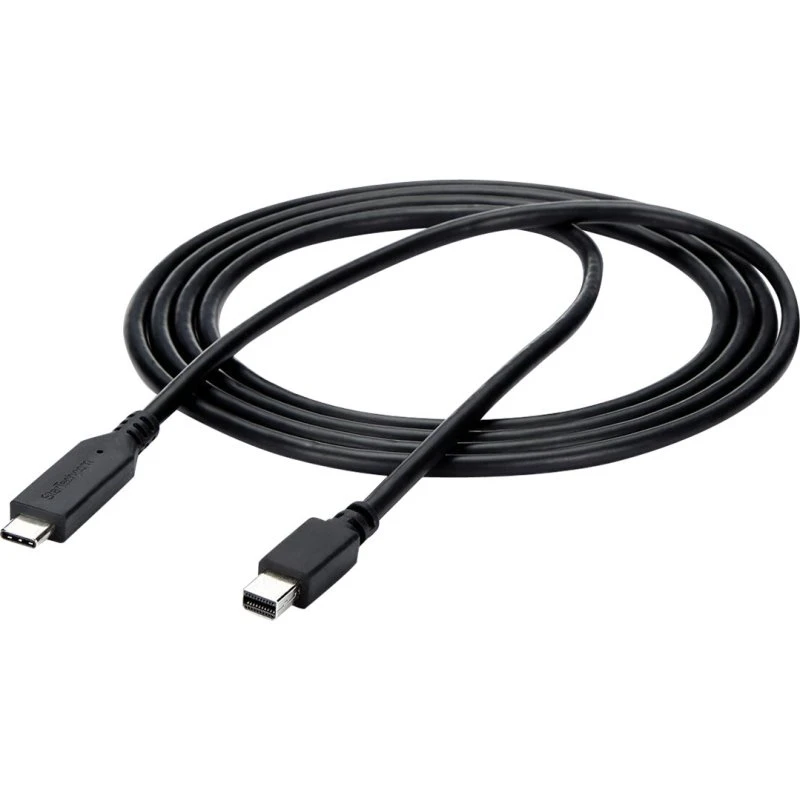 StarTech.com 1,8m USB-C til Mini DisplayPort Kabel - 4K 60Hz - Sort